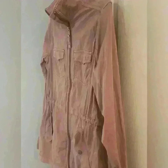 Sonoma Goods For Life Full Zip Utility Jacket Women  S Pink Outdoor Workwear Y2K - Picture 5 of 10